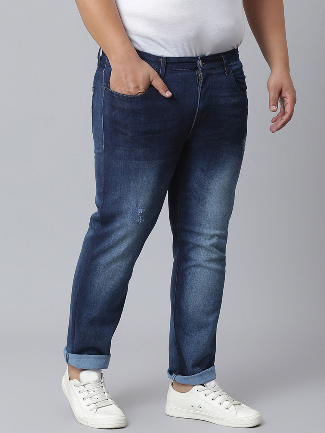 TORN TYPE STYLISH CASUAL DENIM JEANS