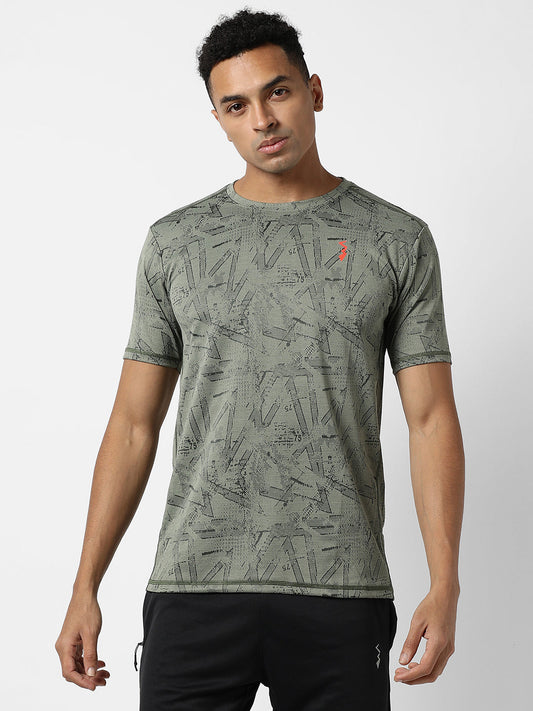 Printed Activewear T-Shirt