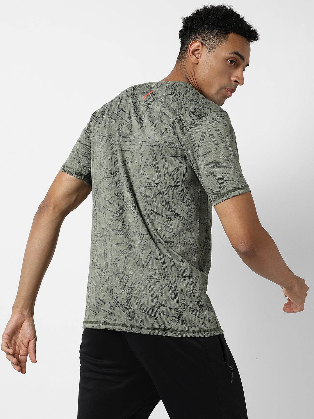 Printed Activewear T-Shirt