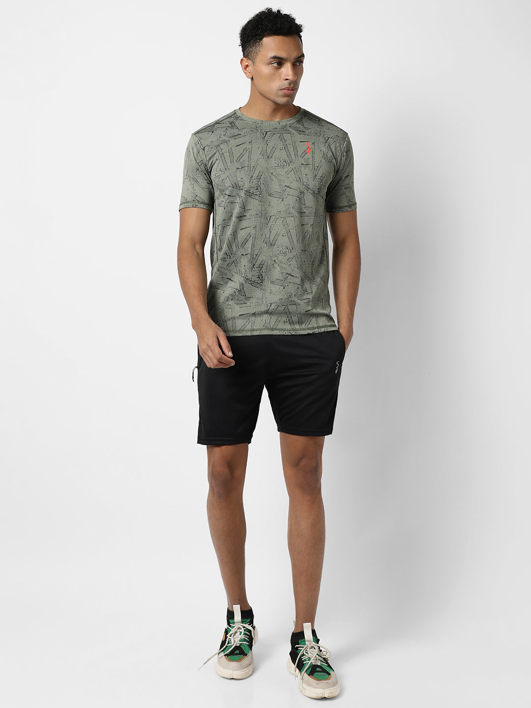 Printed Activewear T-Shirt