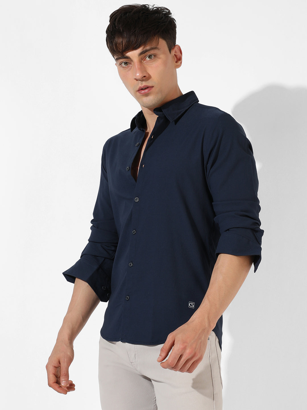 Solid Casual Shirt
