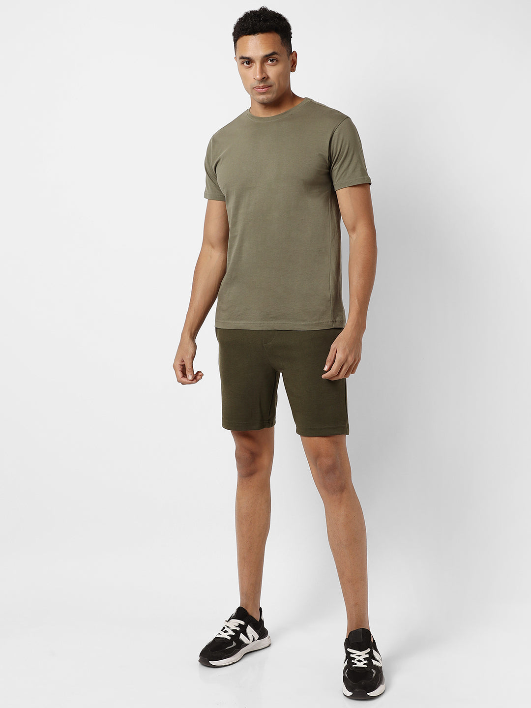 Solid Casual Shorts