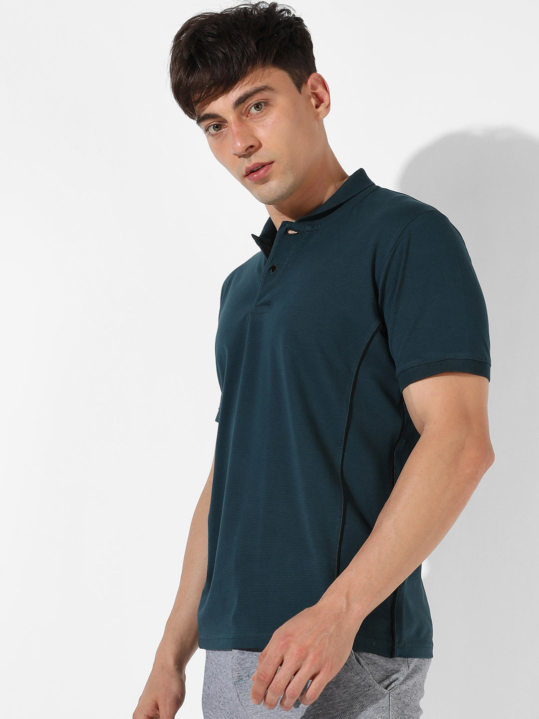Solid Casual T-Shirt