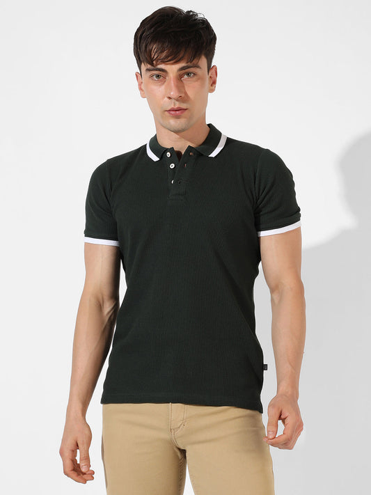 Solid Casual T-Shirt