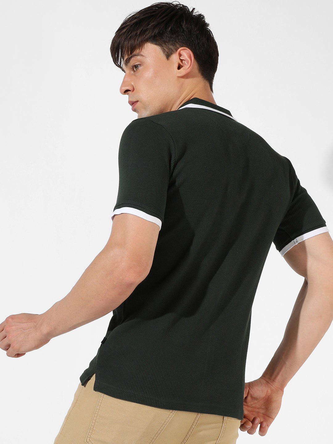 Solid Casual T-Shirt
