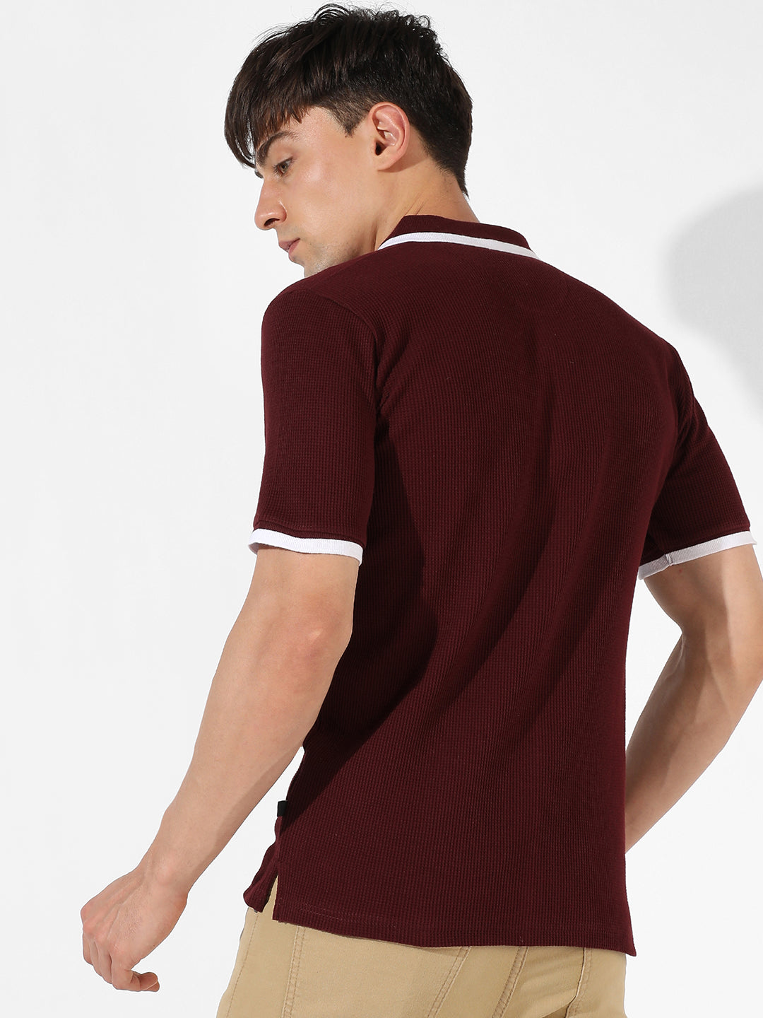 Solid Casual T-Shirt