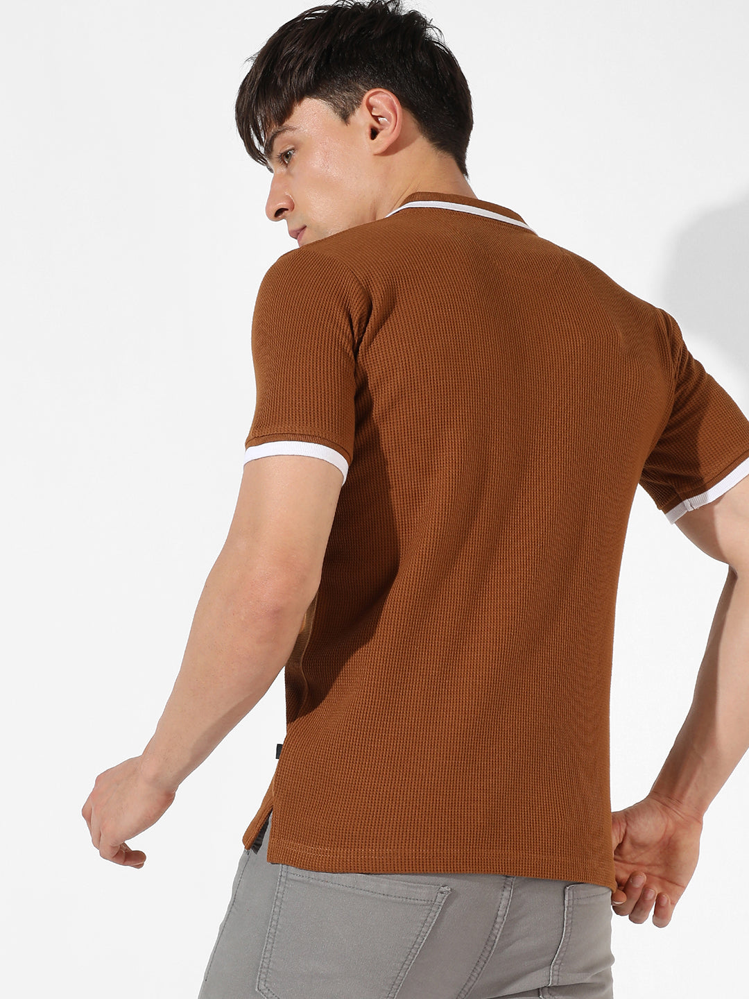 Solid Casual T-Shirt