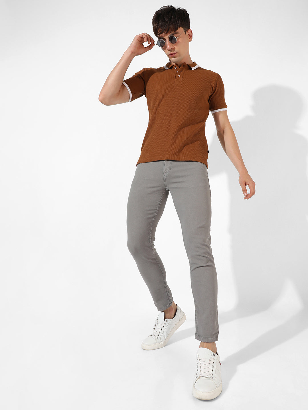 Solid Casual T-Shirt