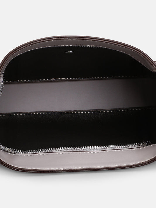 The Coilmark Asymmetric Hand Bag - Coin Grey