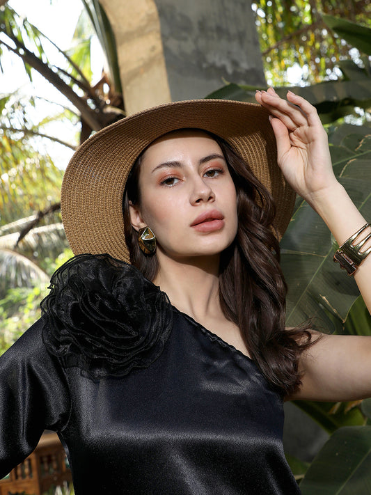 Tropez Panama Hat - Tan Brown