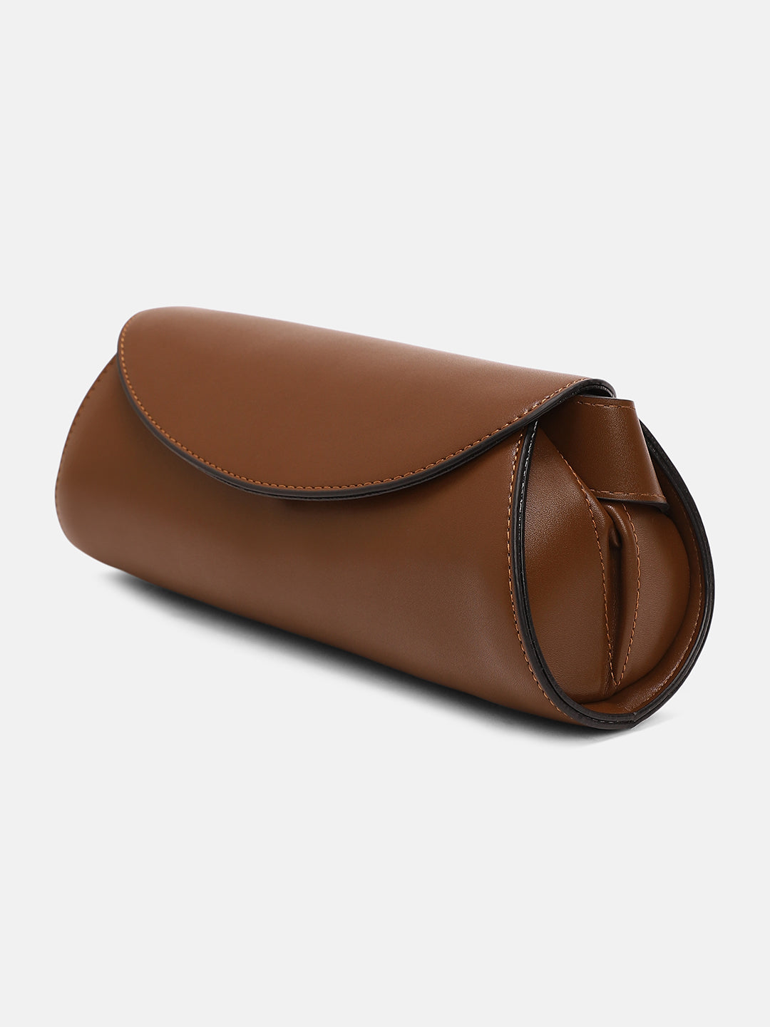 The Edge-Fold Sling Bag - Chocolate Brown