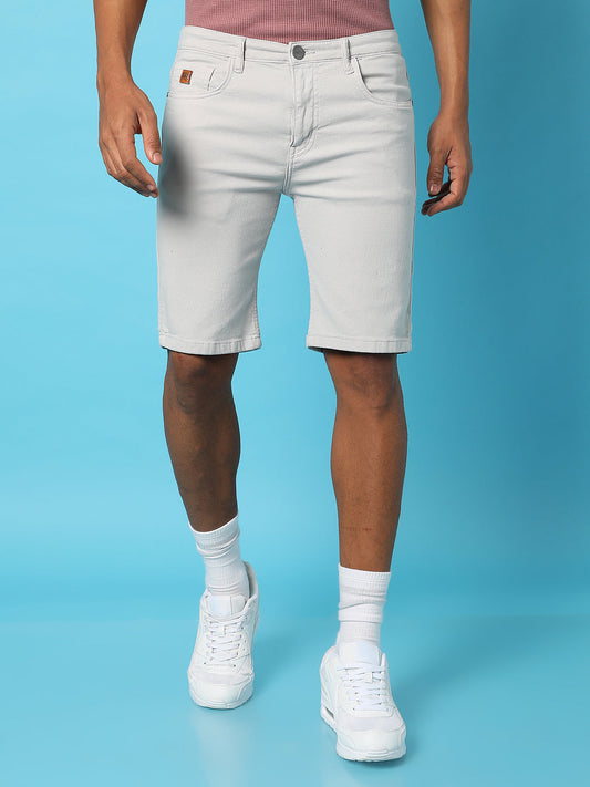 Chino Denim Shorts