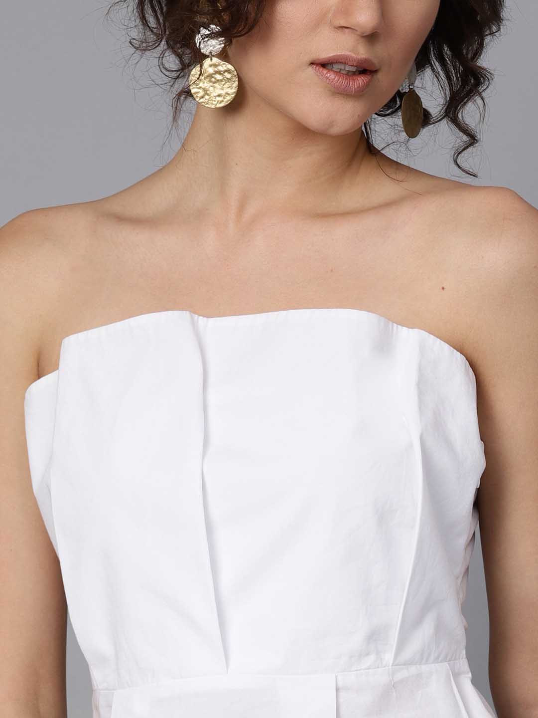 Off Shoulder Pleated Top