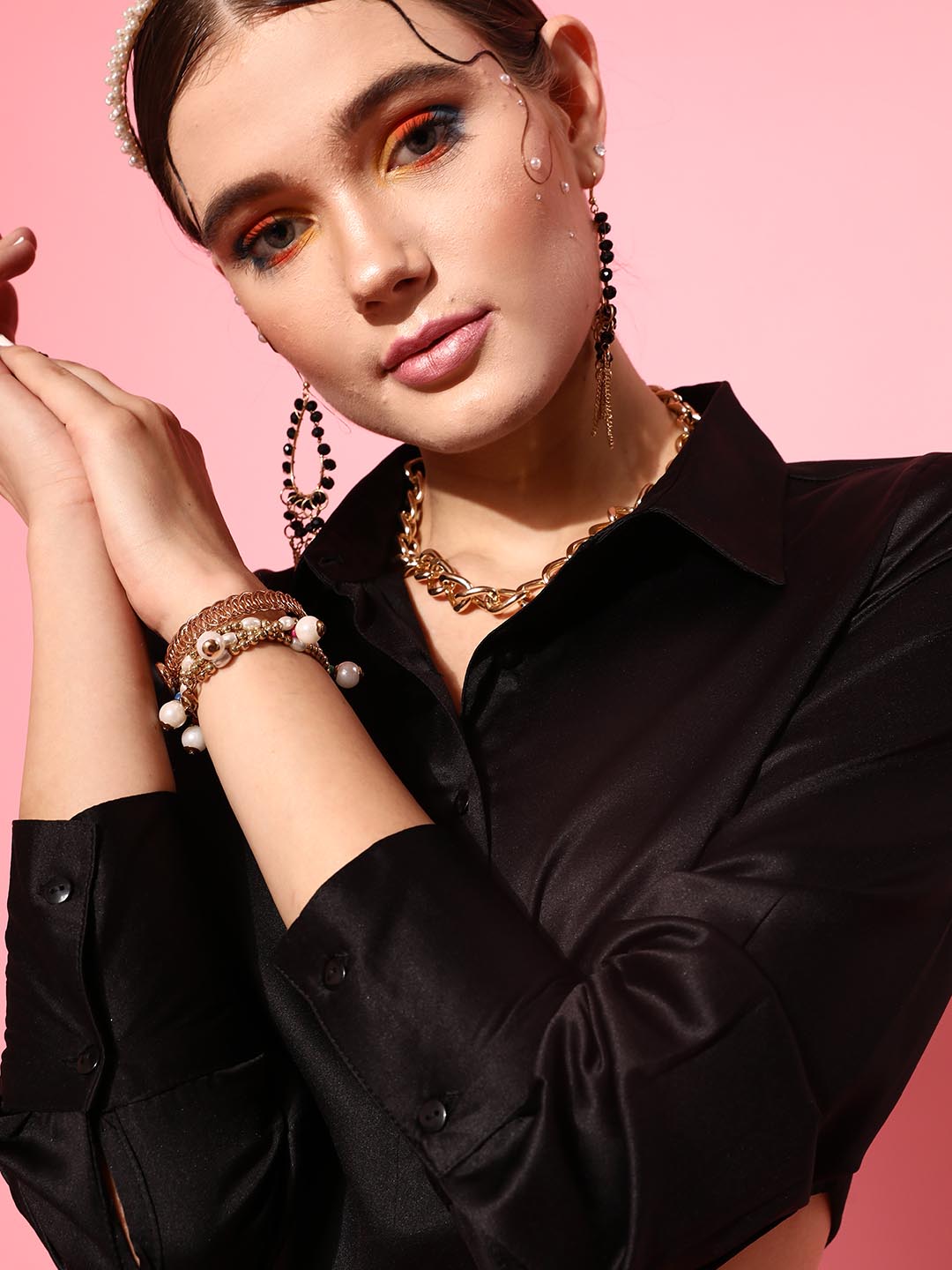 Shirt Style Crop Top