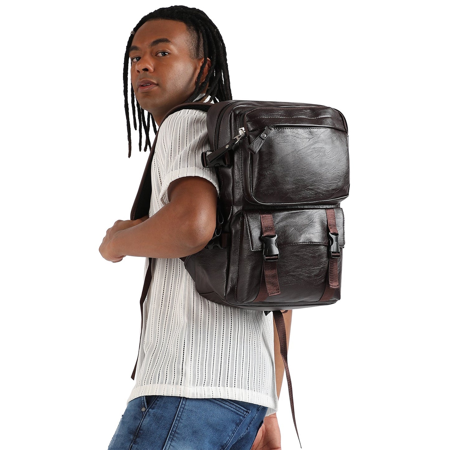 The City Dweller Backpack - Cocoa Brown