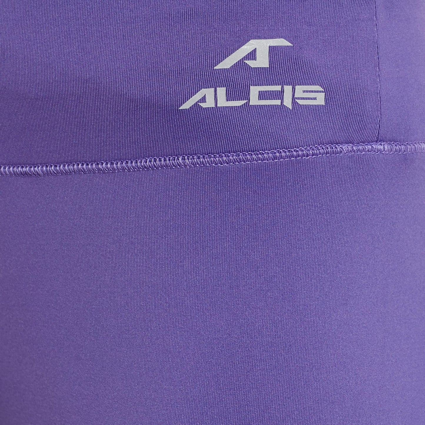 Alcis Women Solid Purple Tights