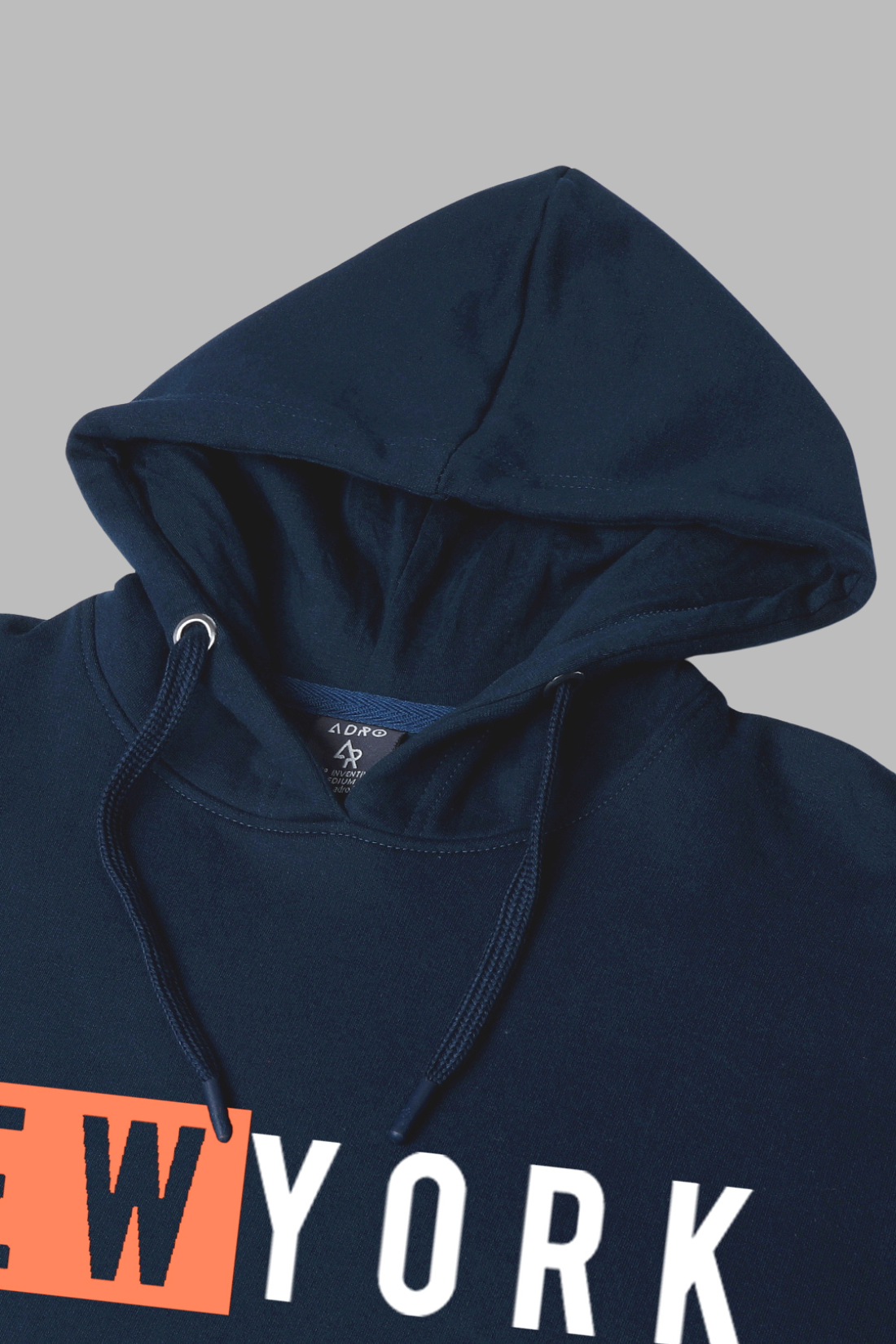 ADRO Men's Cotton Hooded Neck / Turtle Neck Sweatshirt