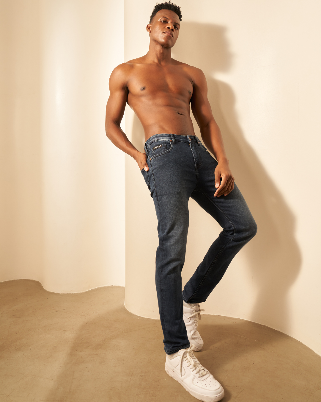 Tidal Blue Straight Fit Aachari