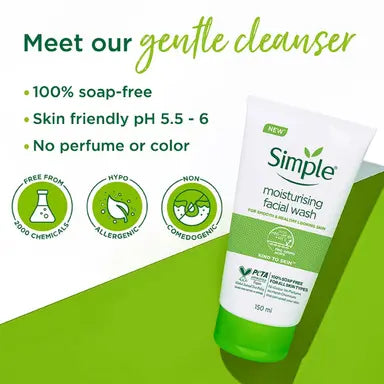 Simple Moisturising Facial Wash