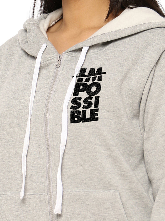 Printed Sweatshirt With Hood