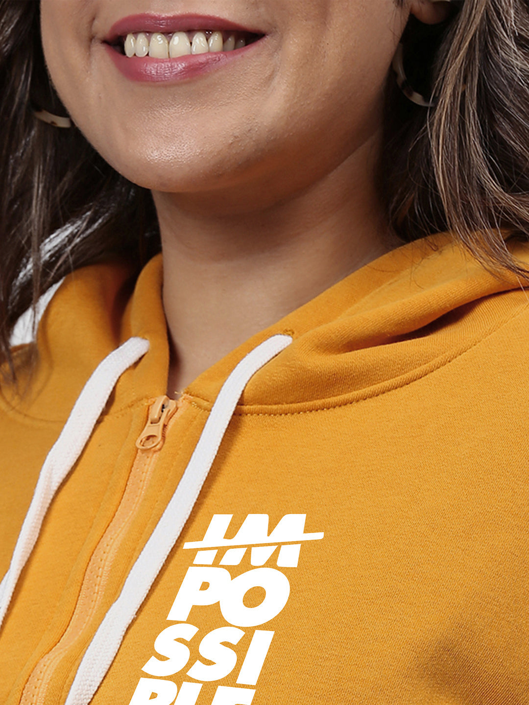 Typographic Sweatshirt With Hood