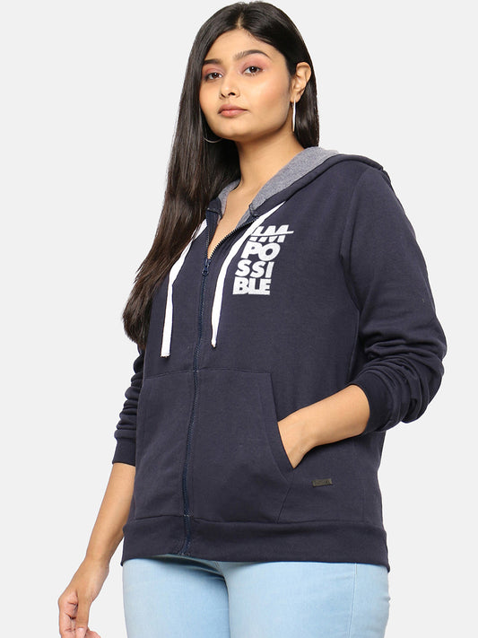 Sweatshirt With Zip Closure