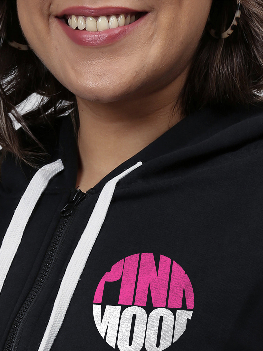 WOMEN CASUAL ZIPPER HOODIE