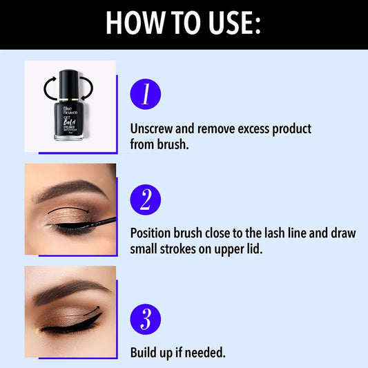 Blue Heaven Get Bold Matte Finish Eyeliner, Black 7 MILLI_LITRE