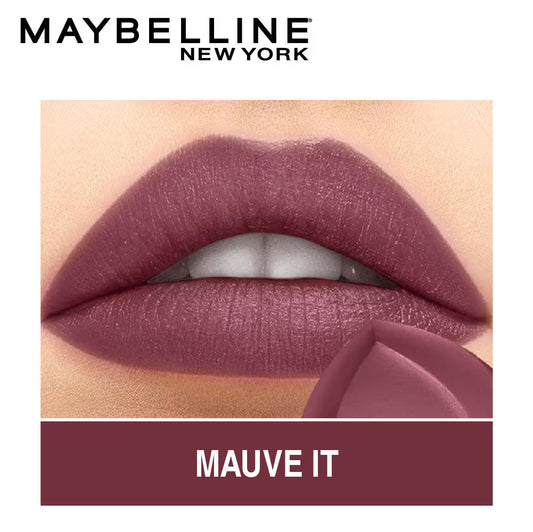 Maybelline New York Sensational Creamy Matte Lipstick Hydrating Formula - 812 MAUVE IT UP