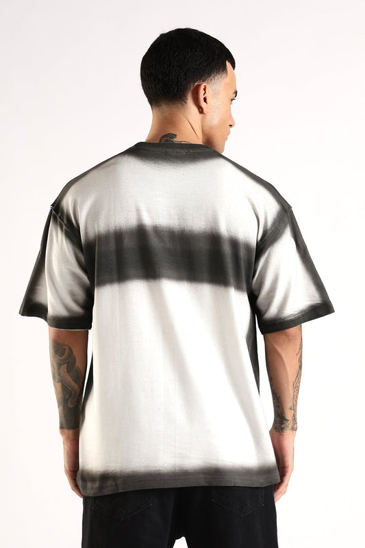 Adro Trendy Oversized Baggy Fit Drop Shoulder Tshirt in Tie & Dye Style