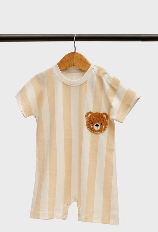 Bear & Stripes Romper Born Plus