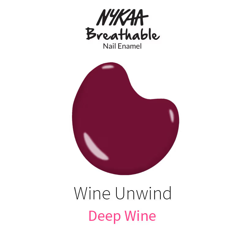 Nykaa Nail Enamel Breathable Nail - Wine Unwind 326 9 MILLI_LITRE