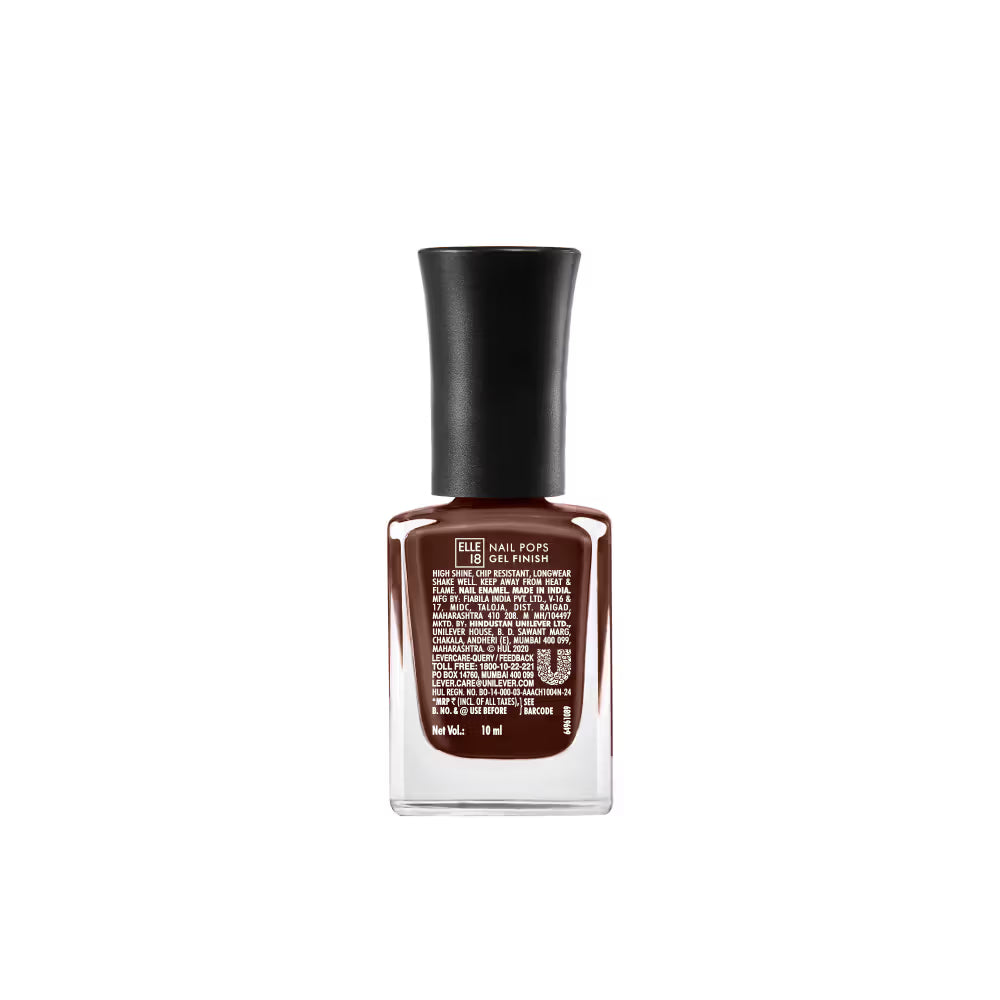ELLE 18 NAIL POPS GEL FINISH - G14 Brunette 10 MILLI_LITRE
