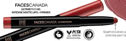 Faces Canada Ultimate Pro Hd Intense Matte Lips + Primer, 02M Magnetic 1.4 gm