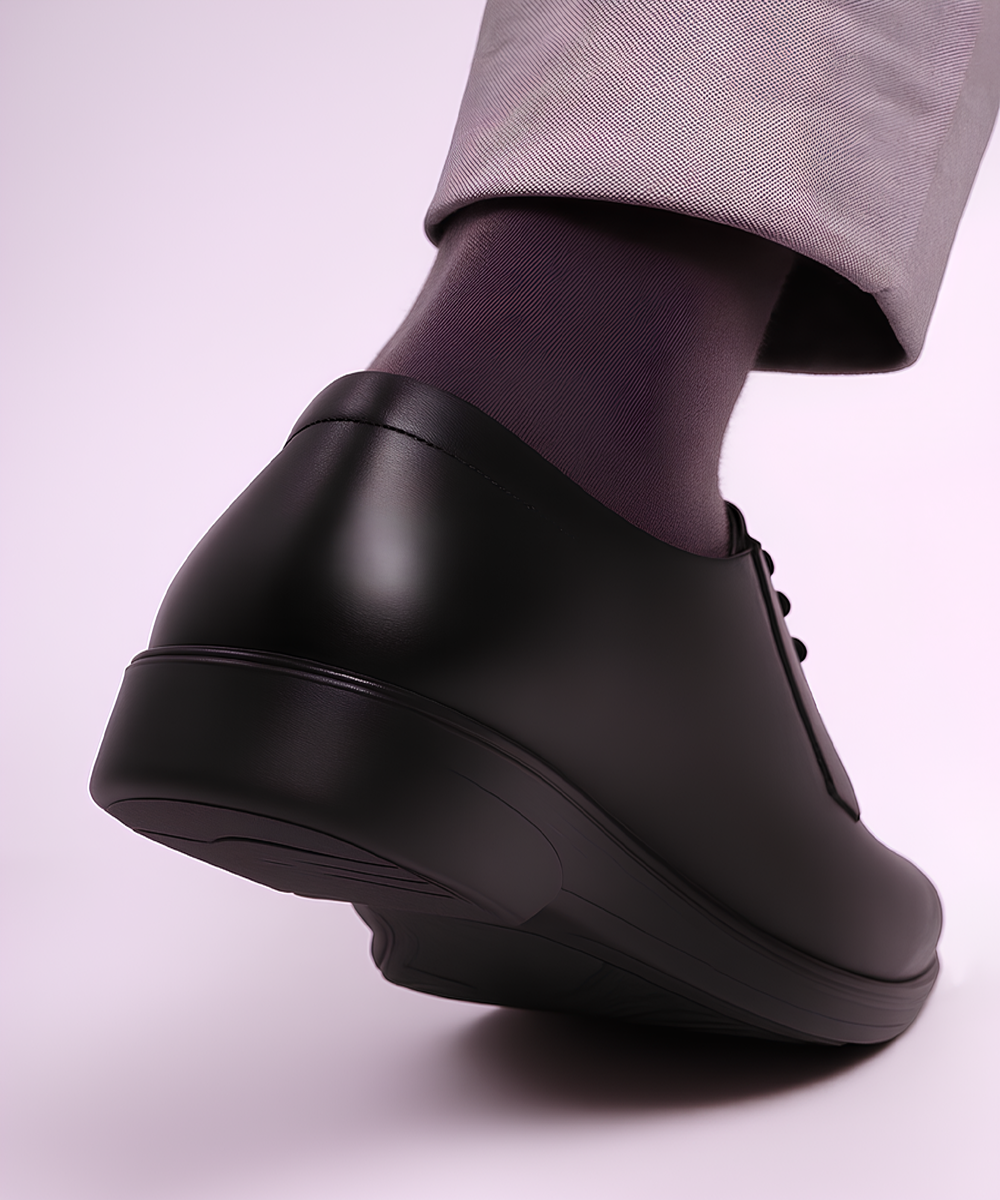 WUGO - Latest Luxury Men Formal Shoes | Black Derby Shoes | Office Shoes For Men's & Boys product image