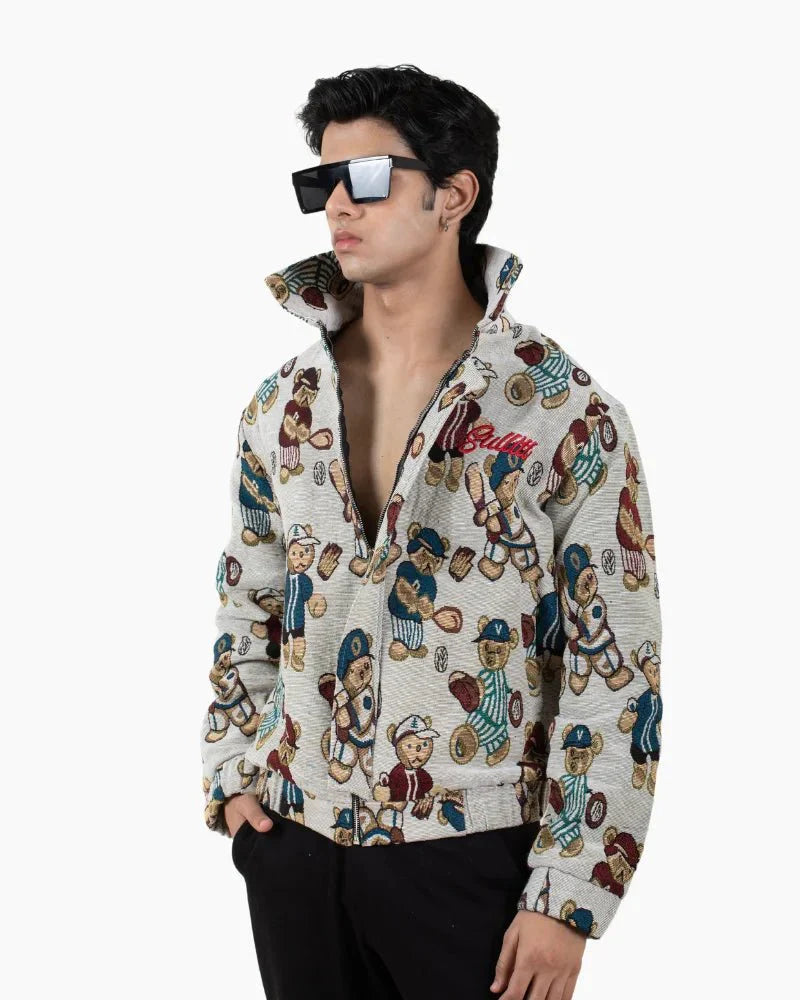 TEDDY JACQUARD JACKET