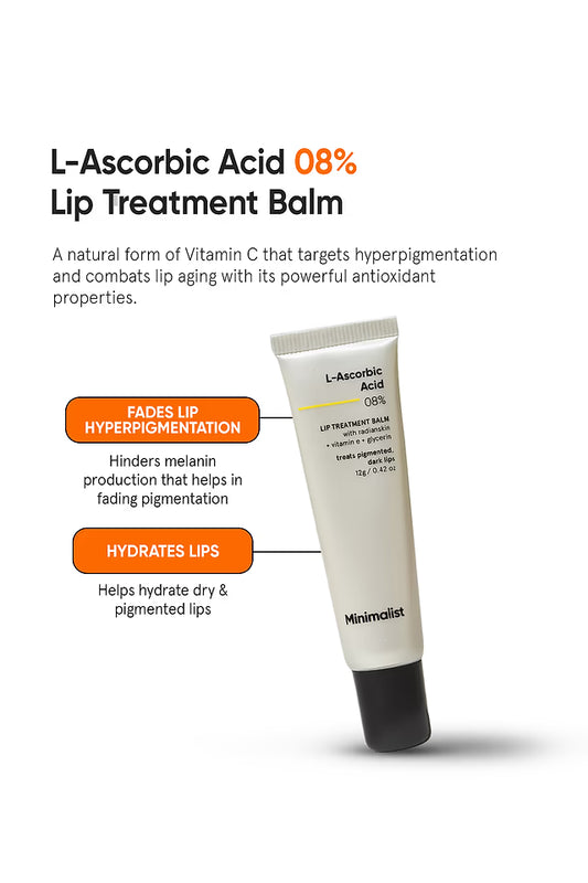 Minimalist 8% Lascorbic Acid Treatment Lip Balm 12 GRAM
