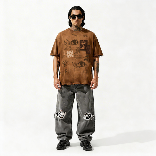 Cryptic canvas tee FLYAF