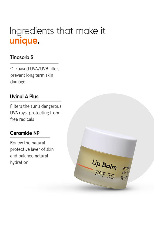 Minimalist Spf 30 Ceramides & Hyaluronic Acid Lip Balm 8 GRAM