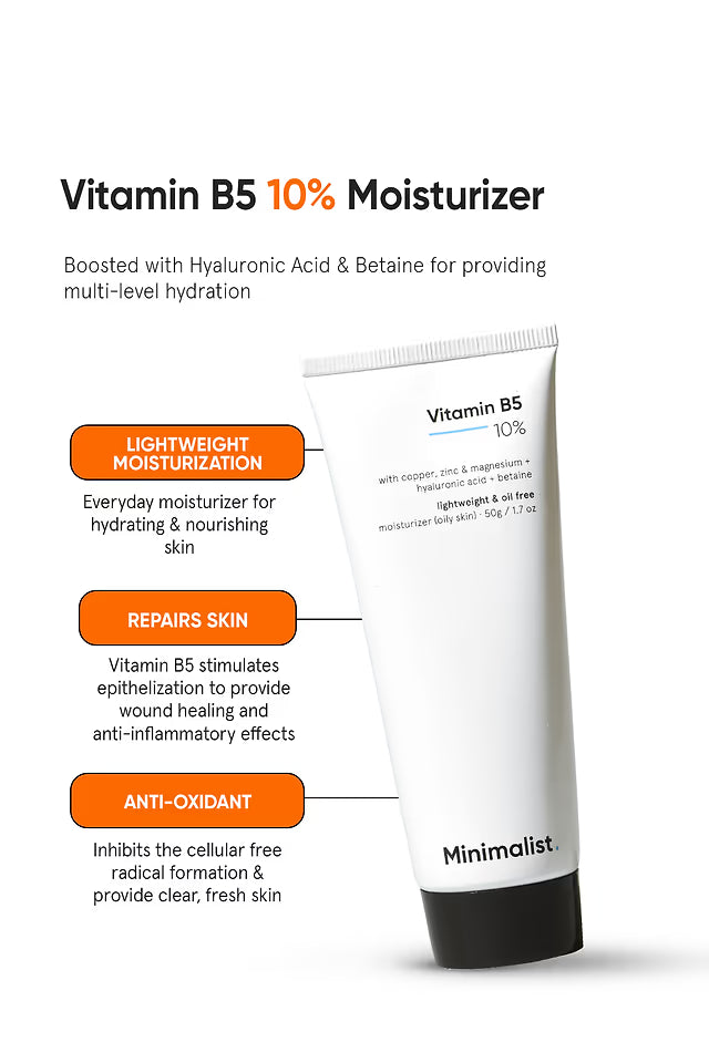 Minimalist 10% Vitamin B5 Oil Free Face Moisturizer 50 GRAM