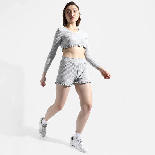 Solid Grey Co-Ord Set