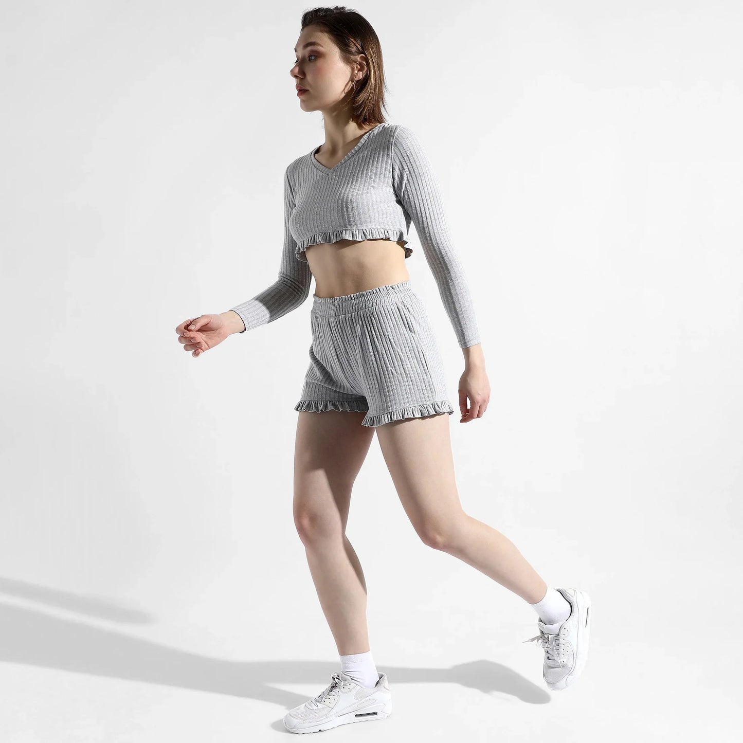 Solid Grey Co-Ord Set