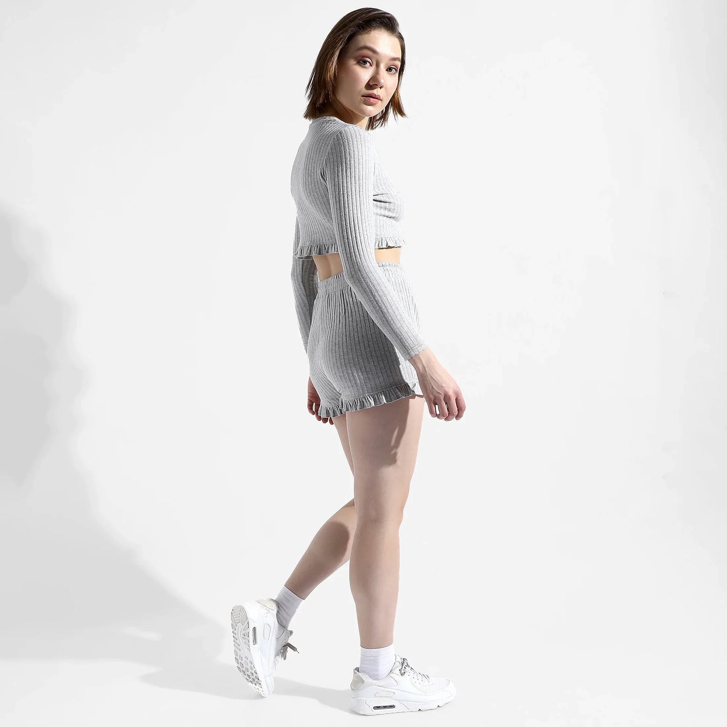 Solid Grey Co-Ord Set