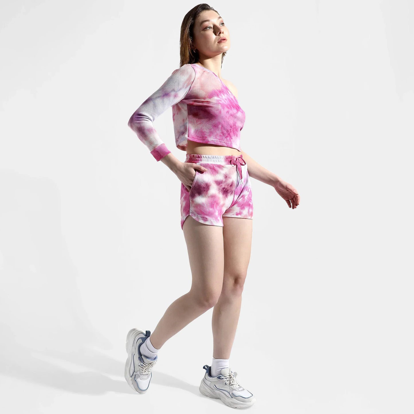PINK TIE-DYE CO-ORDS SET