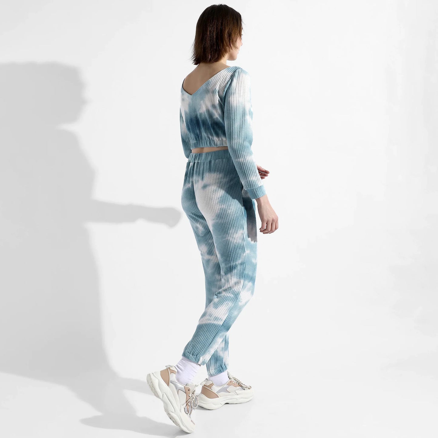 BLUE TIE-DYE CO-ORDS SET