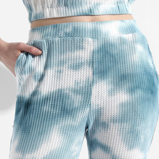 BLUE TIE-DYE CO-ORDS SET