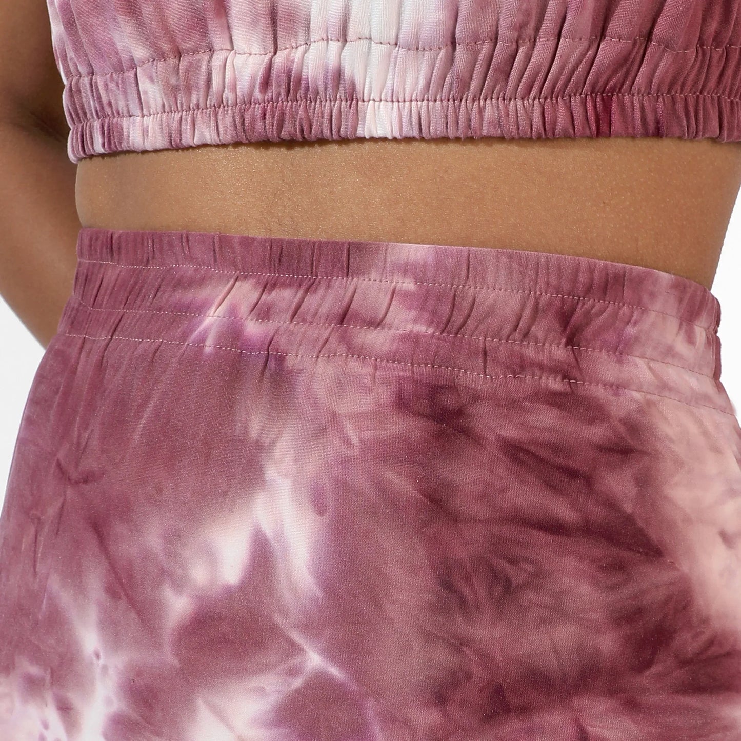 WINE TIE-DYE CO-ORDS SET
