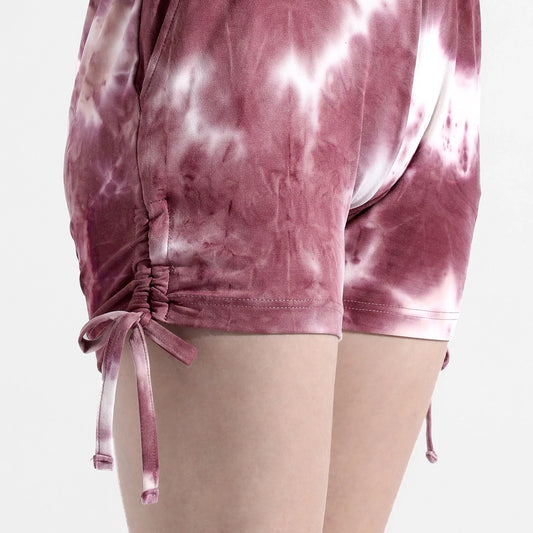 TYE-DYE MAROON CO-ORDS SET