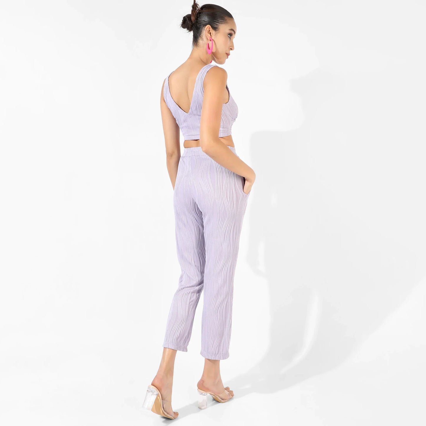 Lilac Textured Co-Ord Set