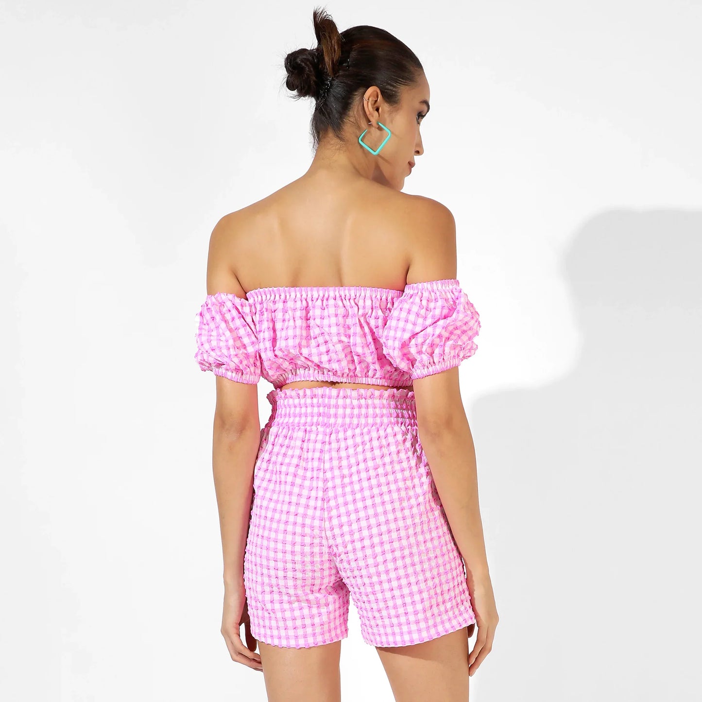 Pink Gingham Co-Ord Set